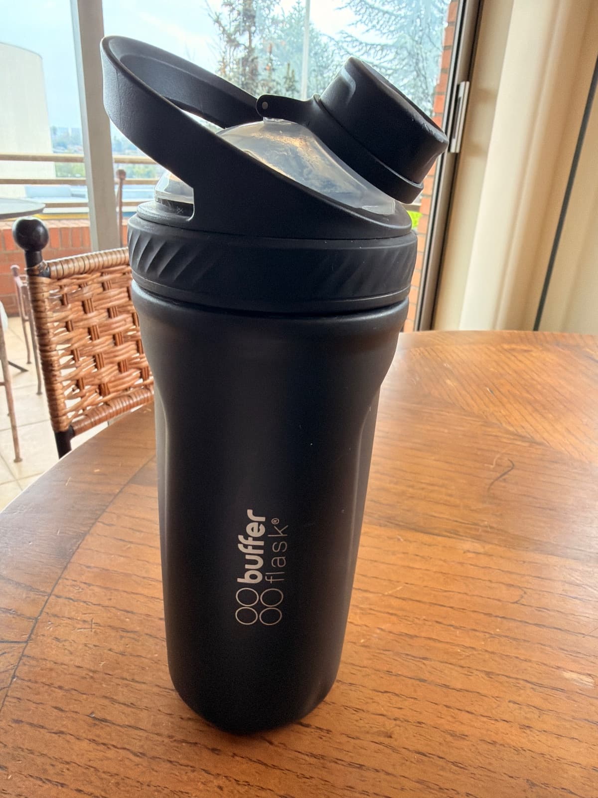 Shaker Térmico Buffer Flask Negro